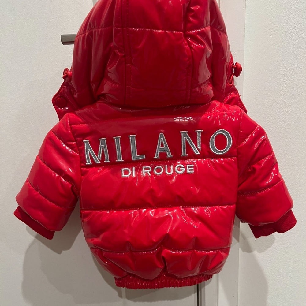 Milani Vibrant Red Puffer Jacket